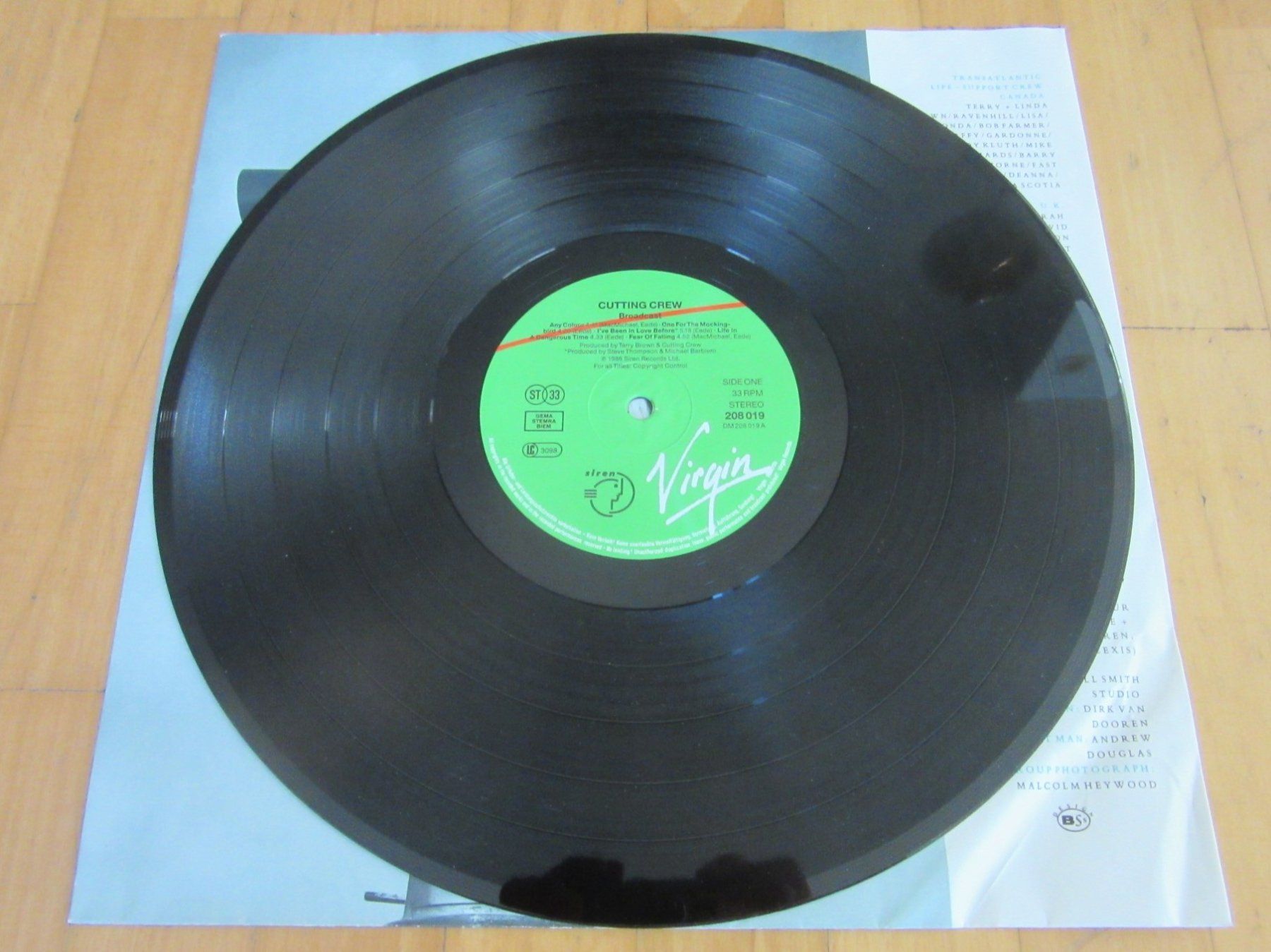 Dischi in vinile: Langspielplatte "CUTTING CREW" - BROADCAST – Usato da Degersheim venduto da Tforelle 4