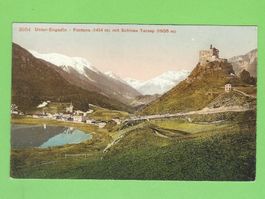 Unter-Engadin Fontana mit Schloss Tarasp