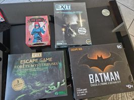 lot de 4 jeux escape game