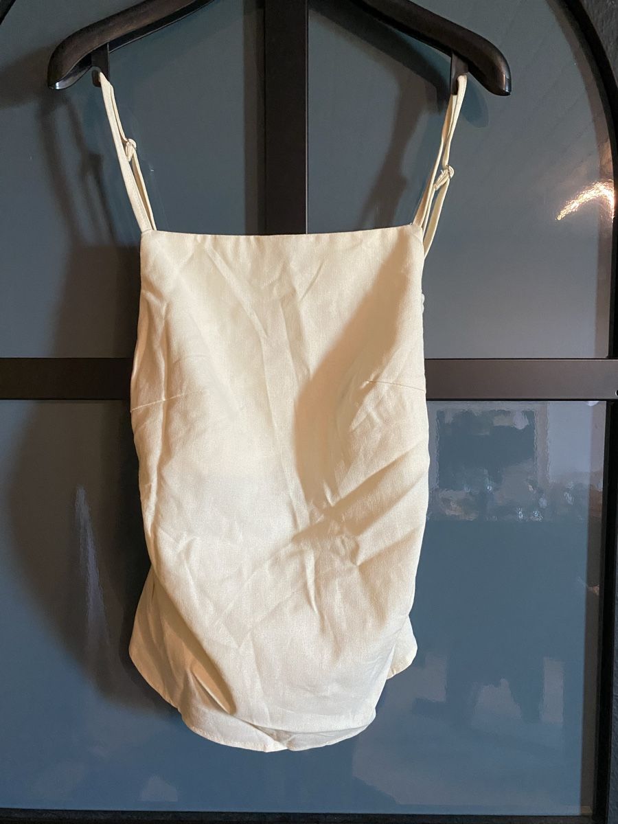 Lotti di vestiti: Sommer Set: Minirock + Top, Beige, Grösse XS – Nuovo (secondo la descrizione) da Sitterdorf venduto da SecondHandRe 1