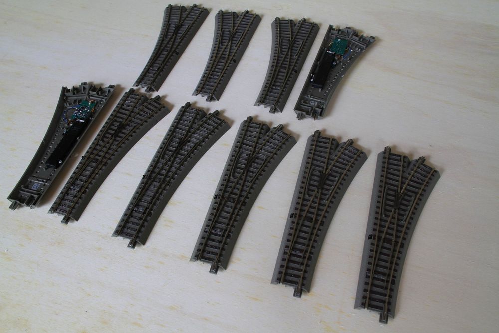 10x Roco GeoLine H0, Weichen digital mit Bettung (Gebraucht) in Thun ...