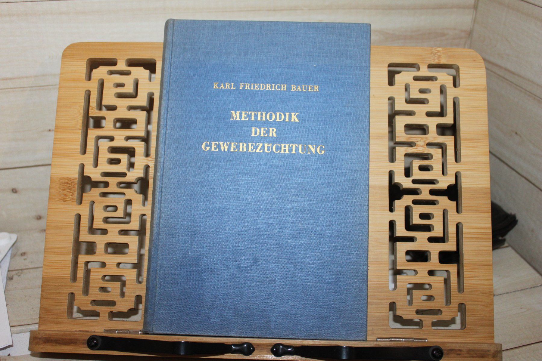 Bücher: Methodik der Gewebezüchtung - Karl F. Bauer – Gebraucht aus Urdorf von Buchprofi