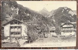BEX - Les Plans - chalets des Arolles et des Tilleuls 1912