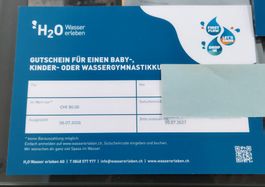 Gutschein Baby Kinder Erwachsene Wassergymnastikkurs 80.-