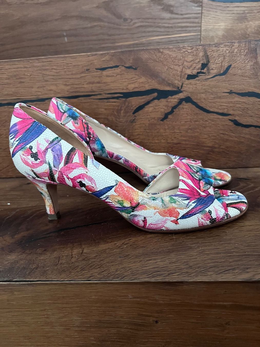 Kaiser Damenschuhe: Peter Kaiser Damenschuhe Gr. 38 Blumenmuster – Gebraucht aus Unterterzen von syllalex 2