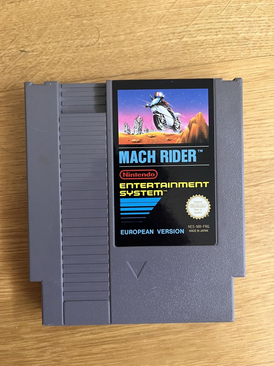 Nintendo Spiele: Mach Rider NES Spiel - Getestet – Gebraucht aus Basel von Xela86