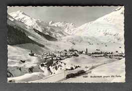 AK Andermatt gegen die Furka ungelaufen