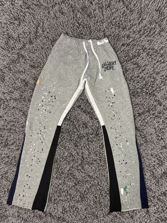 Jogginghose Gallery Dept grau mit Farbspritzern