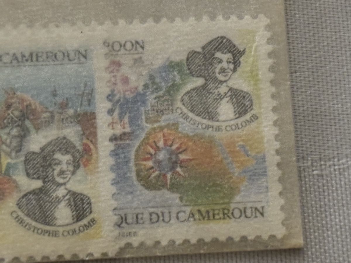 Tutti i francobolli: Briefmarken Kolumbus 1992 Kamerun – Nuovo e nell'imballaggio originale da Zürich venduto da engebrunau 2