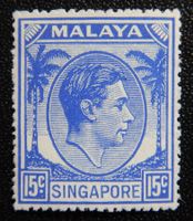 Singapore British Kat. 11c * 1948