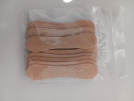10 Holzlöffel, Holzspatel, Holzstäbchen