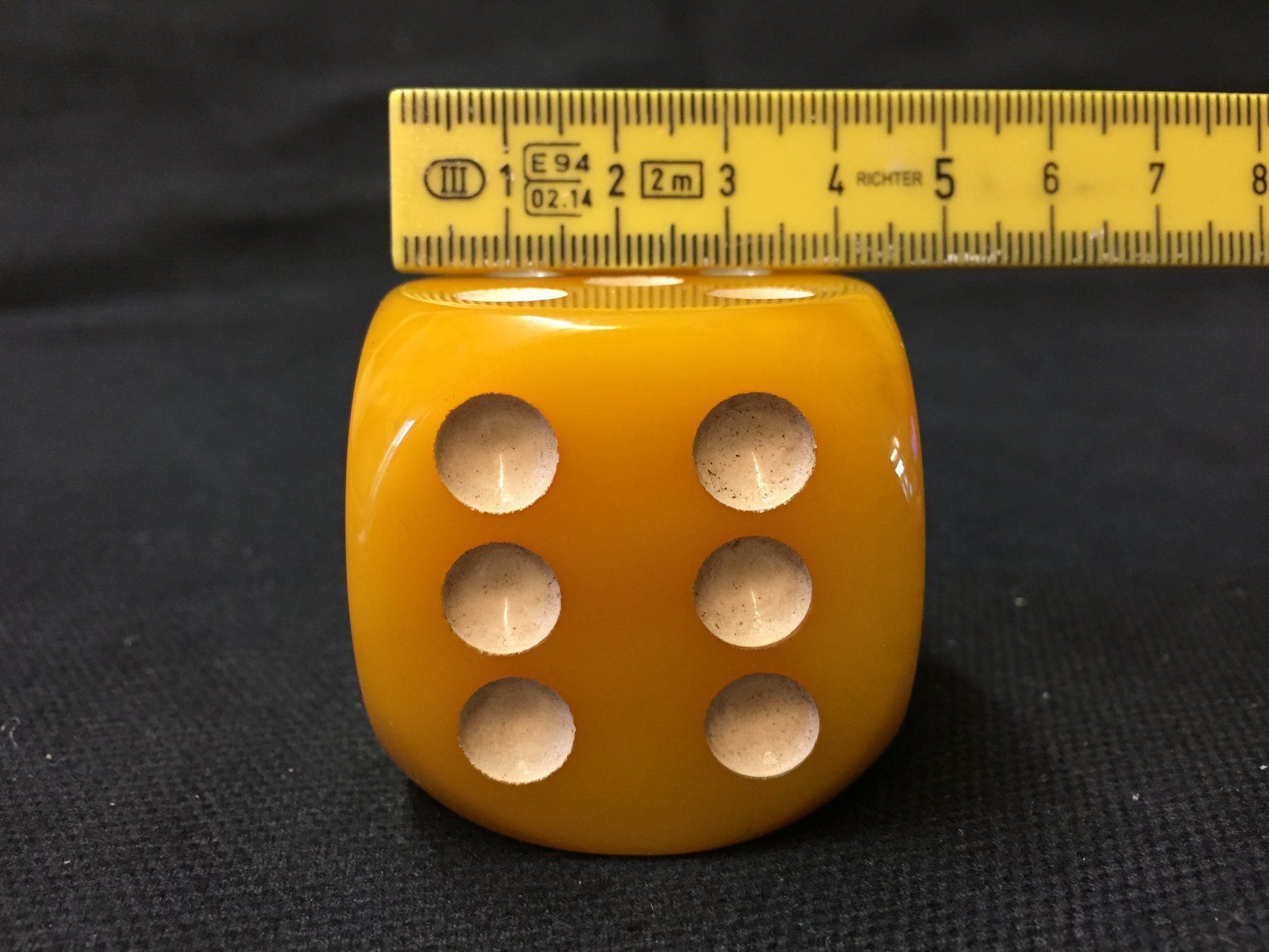 Giochi: Vintage DDR Würfel Bakelit Catalin 4.5cm – Usato da Schaffhausen venduto da vintageville 9