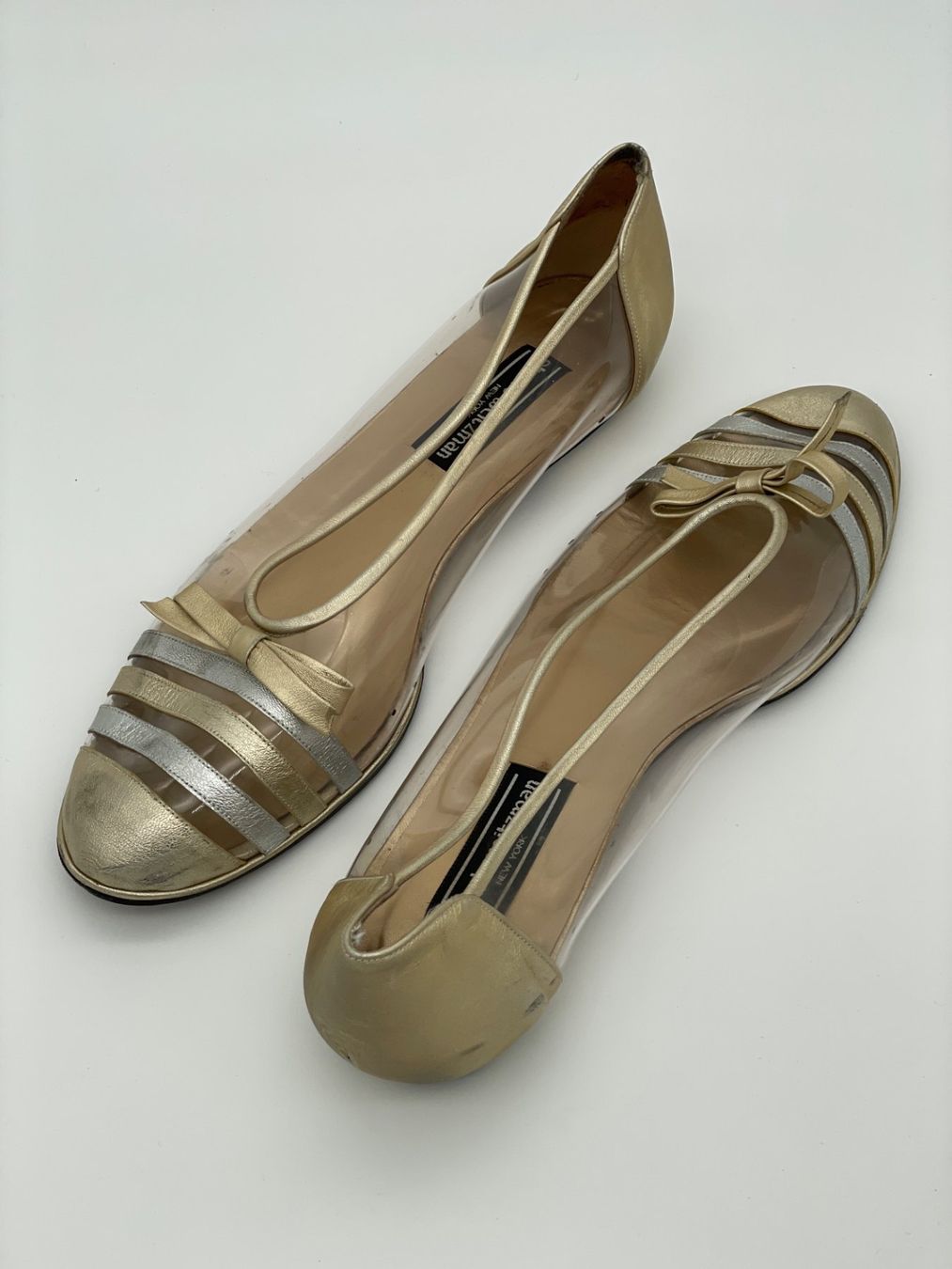Stuart Weitzman Scarpe da donna: Stuart Weitzman Metallic Striped Clear EU 42.5 – Usato da Zürich venduto da shoe_shop 3