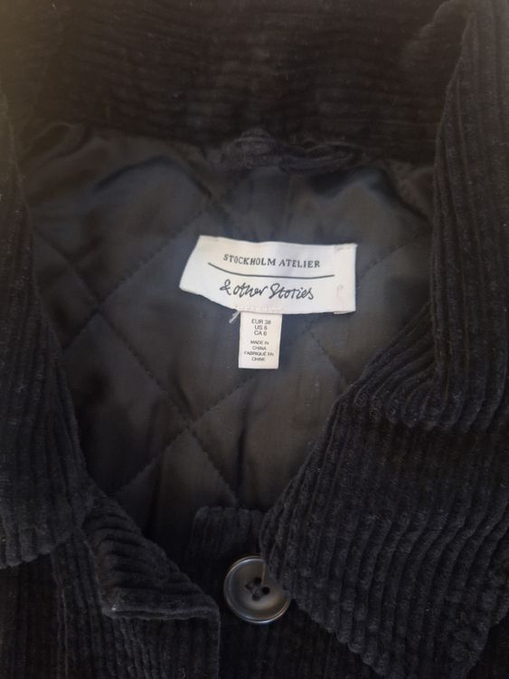 Other Stories Veste oversize noire velours côtelé T38 (Neuf (Voir description)) à Bussigny pour