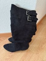 Schwarze Stiefel Gr. 38, neuwertig für den HERBST!