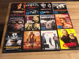 12 diverse Action Filme