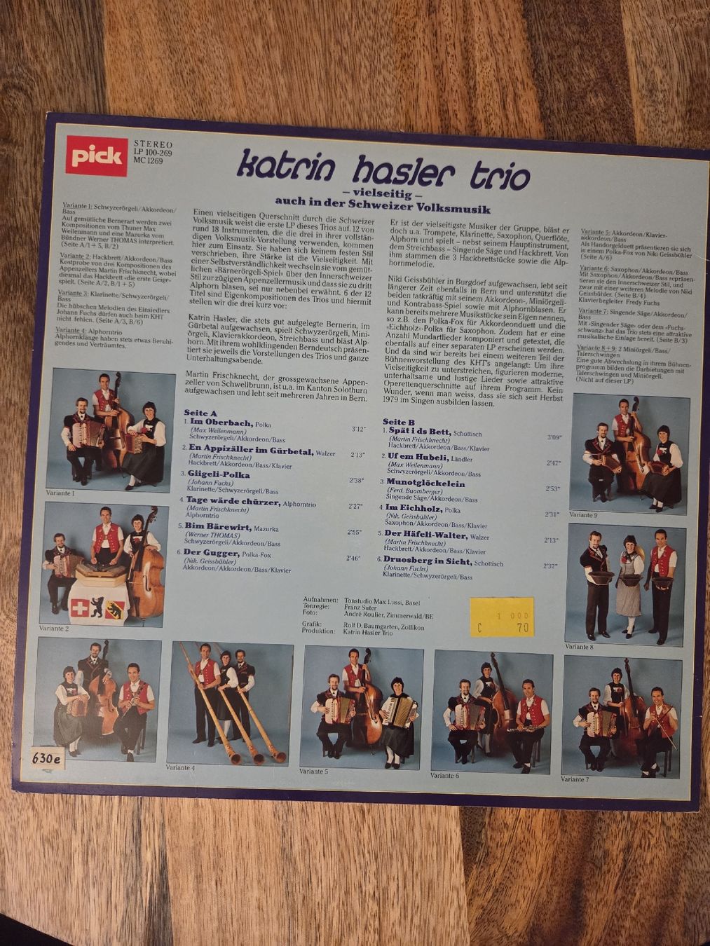 Dischi in vinile: Katrin Hasler Trio, Volkstümlich – Usato da Jegenstorf venduto da AloeVera19 1