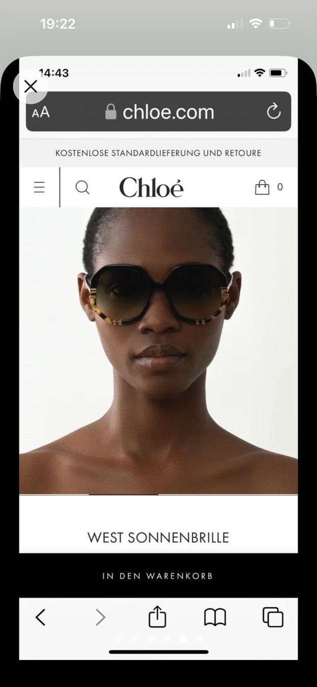 Chloé Lunettes & Verres: Chloe Sonnebrille West - Original – D'occasion à Diepoldsau par Soleil0425 3