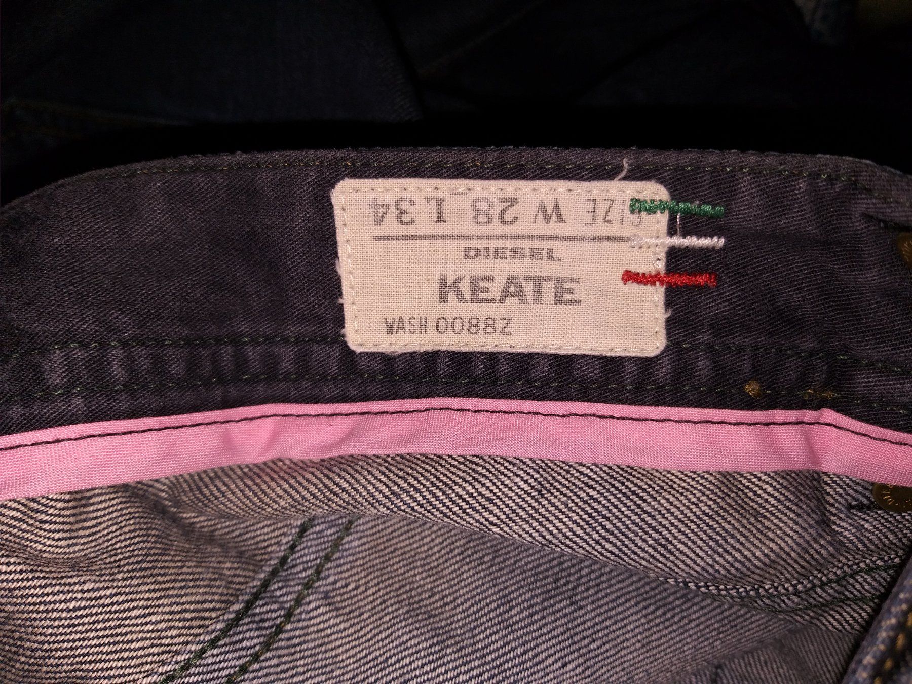 Diesel Jeans: DIESEL "KEATE" Jeans taille / Grosse W28 L34 – Usato da Cossonay-ville venduto da Super-Price-Quality 9