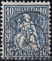 31 mit Vollstempel Thun, 30.8.1864