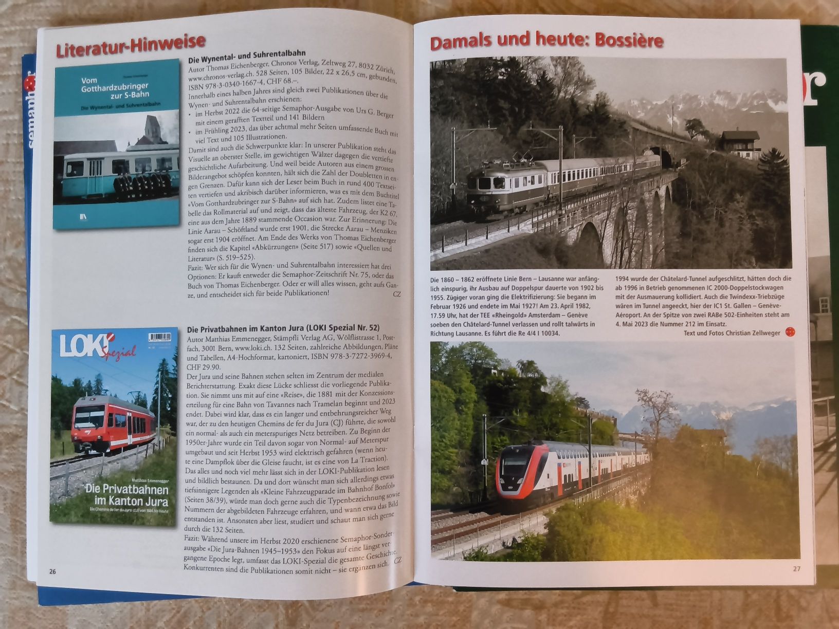 Riviste & Magazine: set 4 Eisenbahn-Hefte Semaphor 2023 – Usato da Hallau venduto da histoiremerveilleuse 5