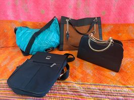 Verschiedene Taschen Handtasche Aktentasche Laptoptasche