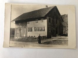 Turbenthal  (b. Schloss)  Rückseite bezeichnet Fotokarte alt