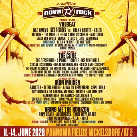 Biglietti: Nova Rock Festival 4 Tagespass  – Nuovo e nell'imballaggio originale da Schaffhausen venduto da saentsch5.1