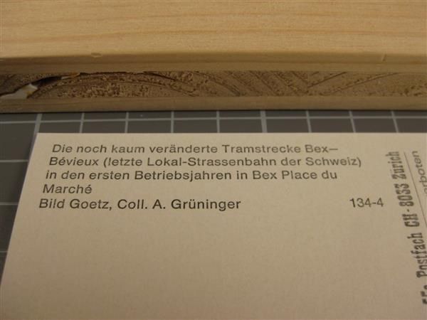 Ansichtskarten: AK Bex Place du Marché mit Tram – Neu (gemäss Beschreibung) aus Malters von Marosko 1