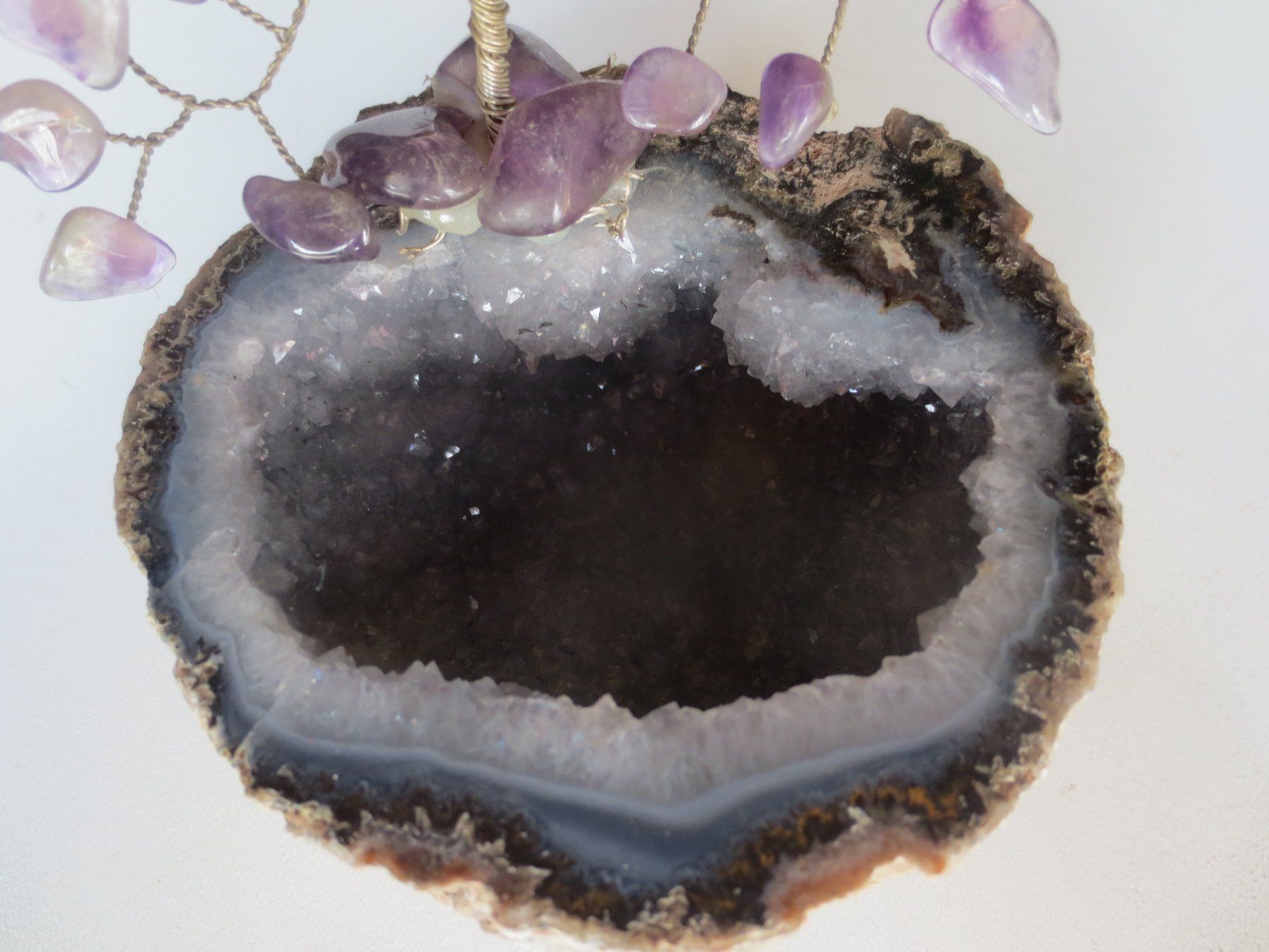 Mineralien & Heilsteine: Steingeode mit Baum – Gebraucht aus Weier im Emmental von waefler03 1