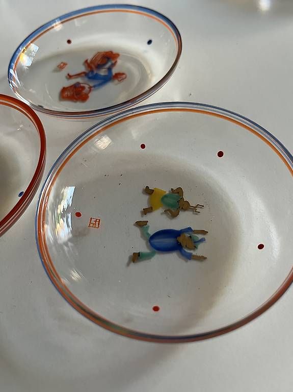Piatti: 3 kleine Vintage Glasschalen – Usato da Basel venduto da Julian_280 2