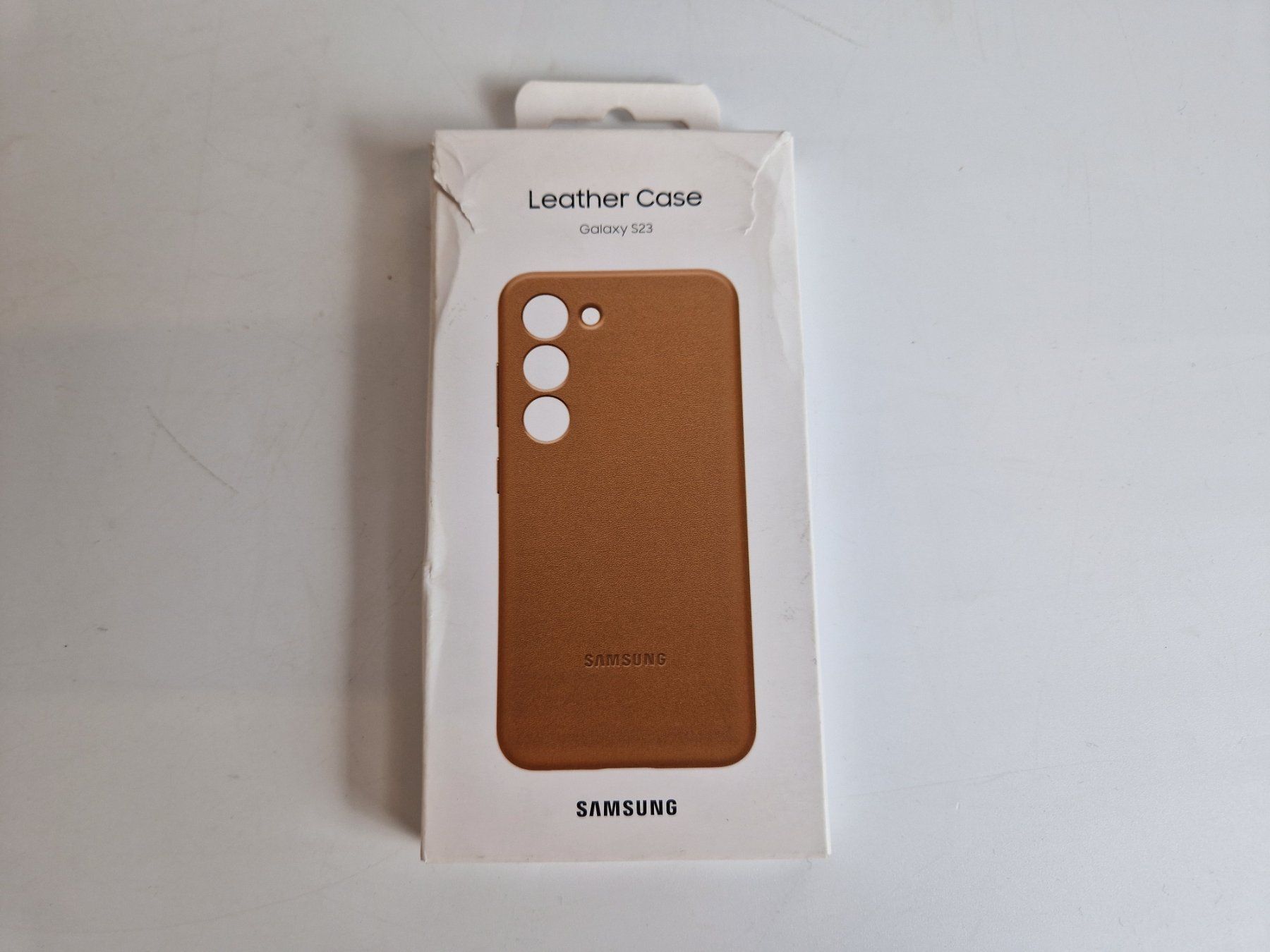 Samsung Cover & Protezioni schermo: Handyhülle  Samsung Galaxy S23 Leder – Nuovo (secondo la descrizione) da Muhen venduto da Restwert_Muhen 1