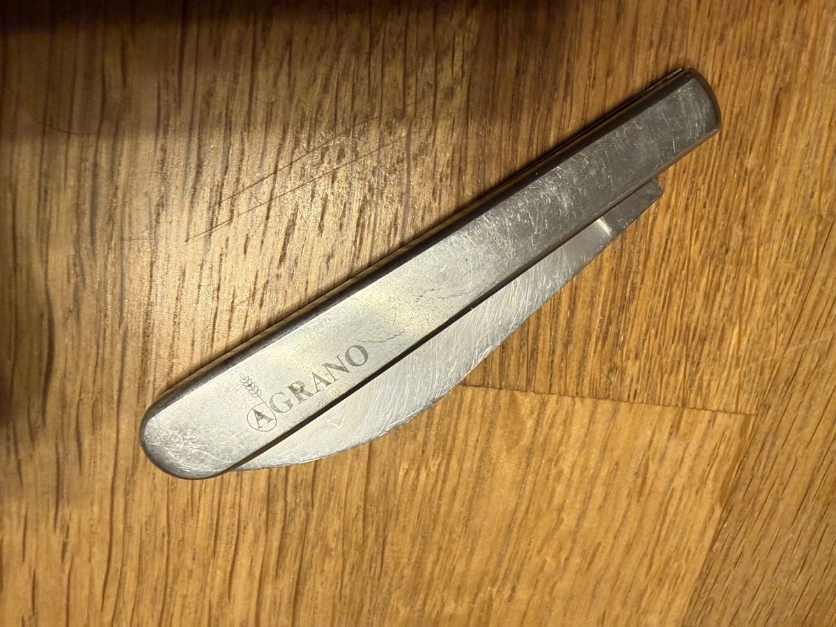 Taschenmesser: AGRANO Messer, Taschenmesser Bäckermesser – Gebraucht aus Goldach von Messerguru