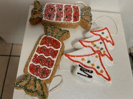 Christmas ornaments mix 1 full bag - 30+ pieces NEW