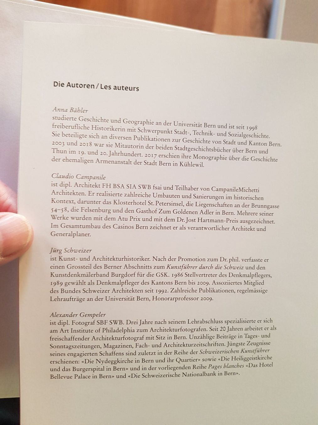 Libri: Buch: Pages Blanches - Das Casino Bern - 1909 - 2019 – Usato da Walterswil BE venduto da Lonitti 4