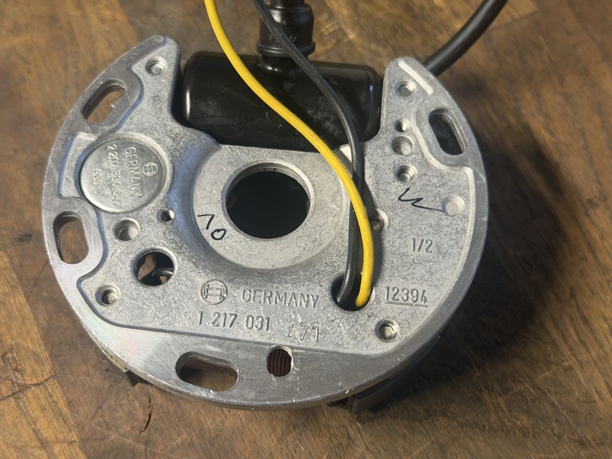 Puch Parti ricambio per ciclomotori: Zündplatte Puch Za50 Original Bosch Ducati – Usato da Bolken venduto da si.x.las 6