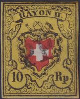 Rayon II, T.37 B1-LO, Kat: 675.- mit P.P. im OVAL entwertet.