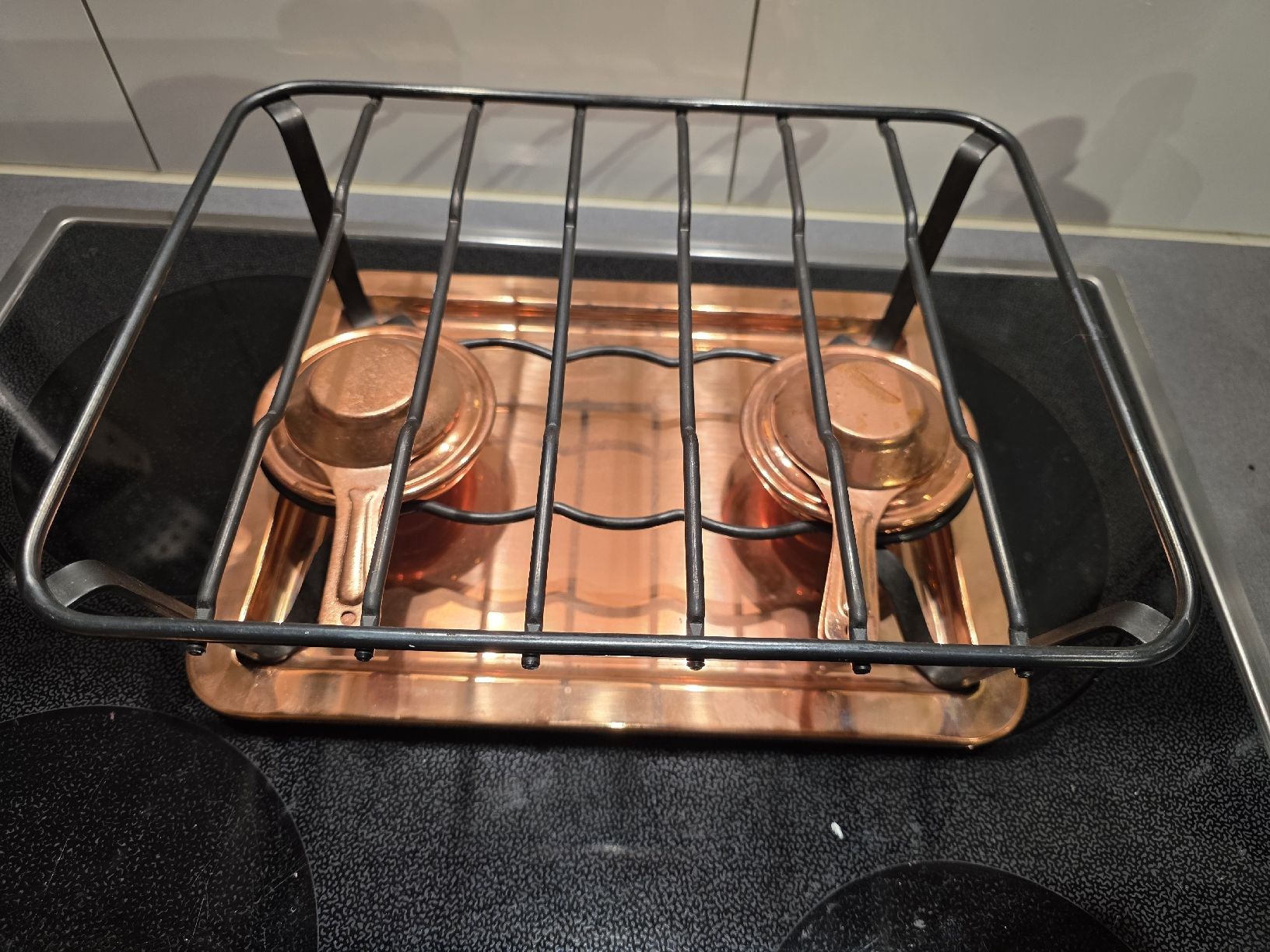 Küchengeräte: Rechaud Set Kupfer Vintage Spring mit 3 Brenner  – Gebraucht aus Grossaffoltern von kaefer14 4