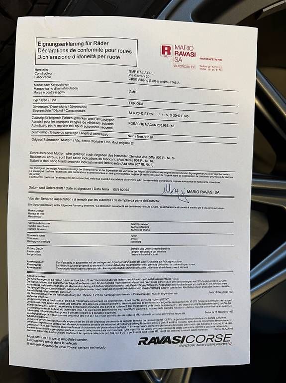Pneumatici & Ruote complete: Porsche Macan Kompletträder NEU – Nuovo (secondo la descrizione) da Kirchdorf BE venduto da AmericanFootball.35 4