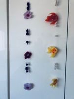 FILZGIRLANDE HANDGEFERTIGT FISCHE/BLUME