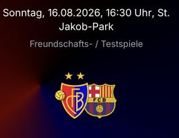 1x Ticket FC Basel vs FC Barcelona D Sector | Last Chance