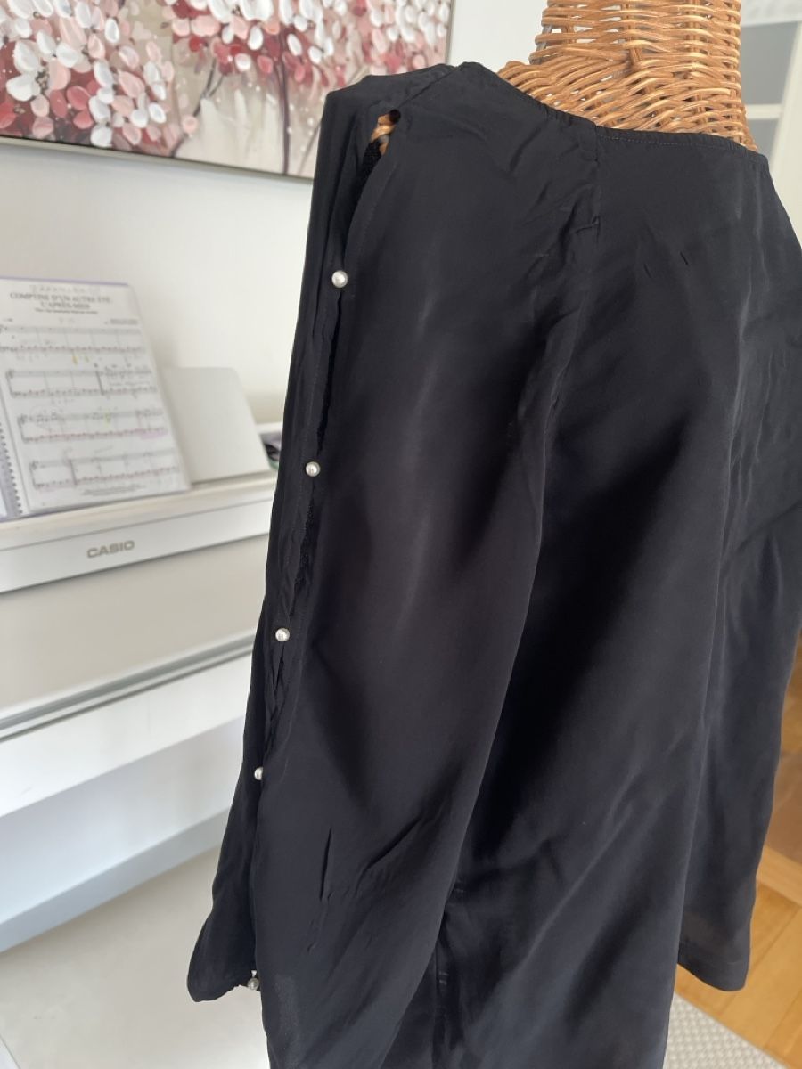 Massimo Dutti Blusen: Bluse, Massimo Dutti mit Perlen, S – Gebraucht aus Solothurn von Bobesch08 1