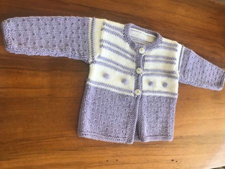 KINDERSTRICKJÄGGLI Von Hand Gestrickt
