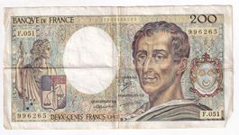 200 Francs Montesquieu - Frankreich Banknote (101)