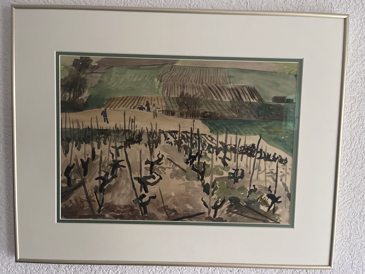Dipinti: Aquarelle Originale Herbert Theurillat Signée – Usato da Crissier venduto da Texavery01