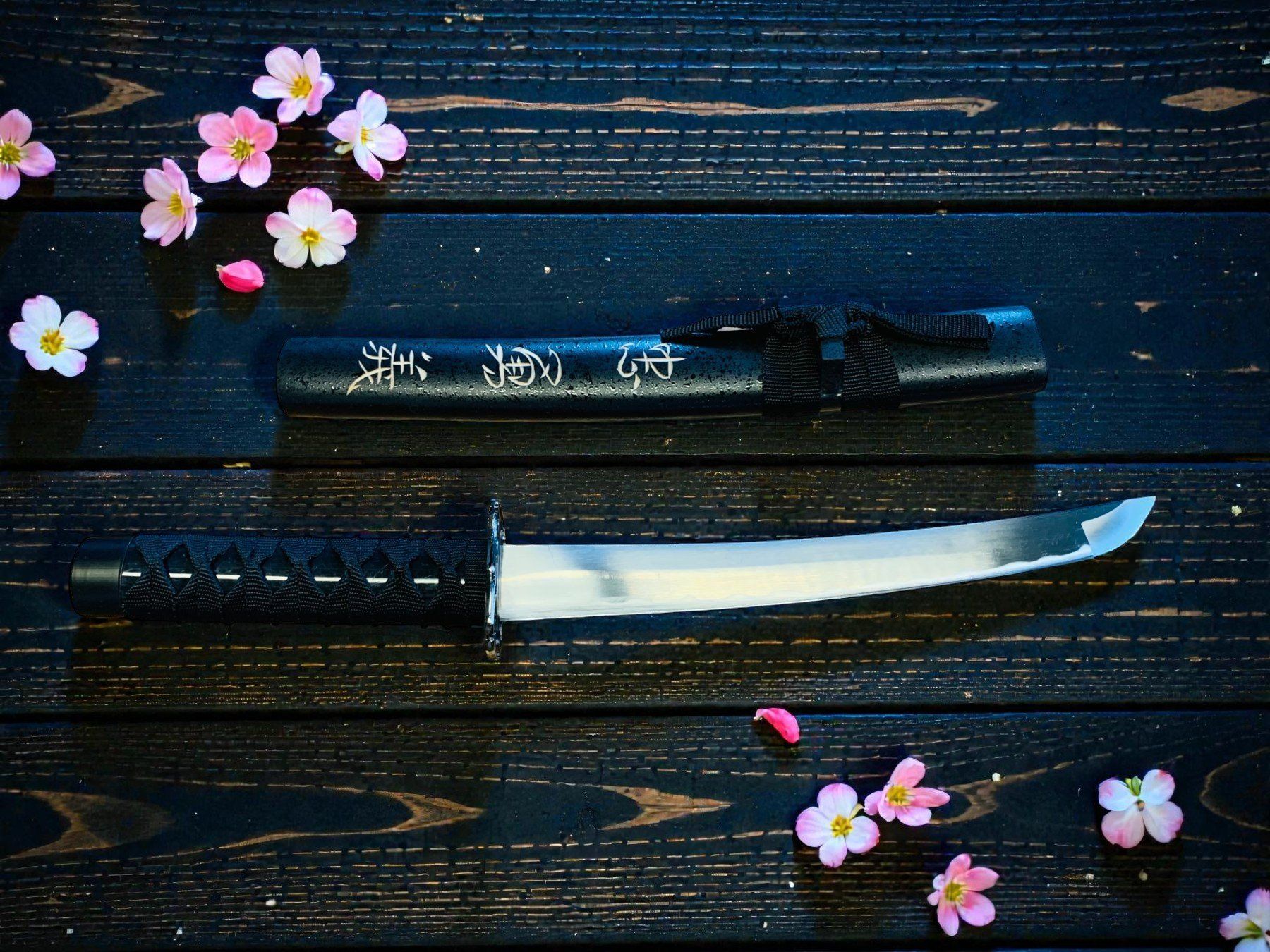 Arte internazionale: Katana Schwert mit Scheide 50cm SCHWARZ M NEU – Nuovo e nell'imballaggio originale da Bergdietikon venduto da shopAgent 8