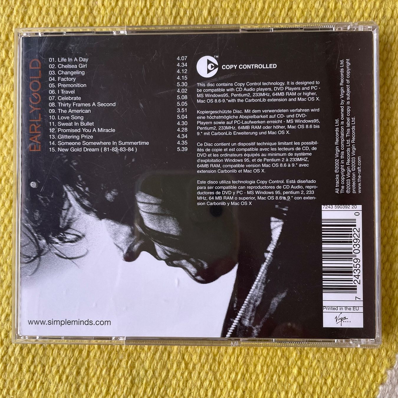CDs: SIMPLE MINDS-EARLY GOLD – D'occasion à Rorschacherberg par CD-Roli 1