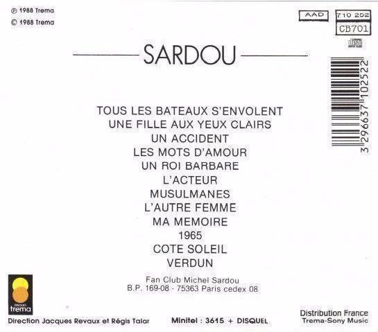 CD: Michel Sardou – Regards – Usato da Bionnens venduto da Meg011 1