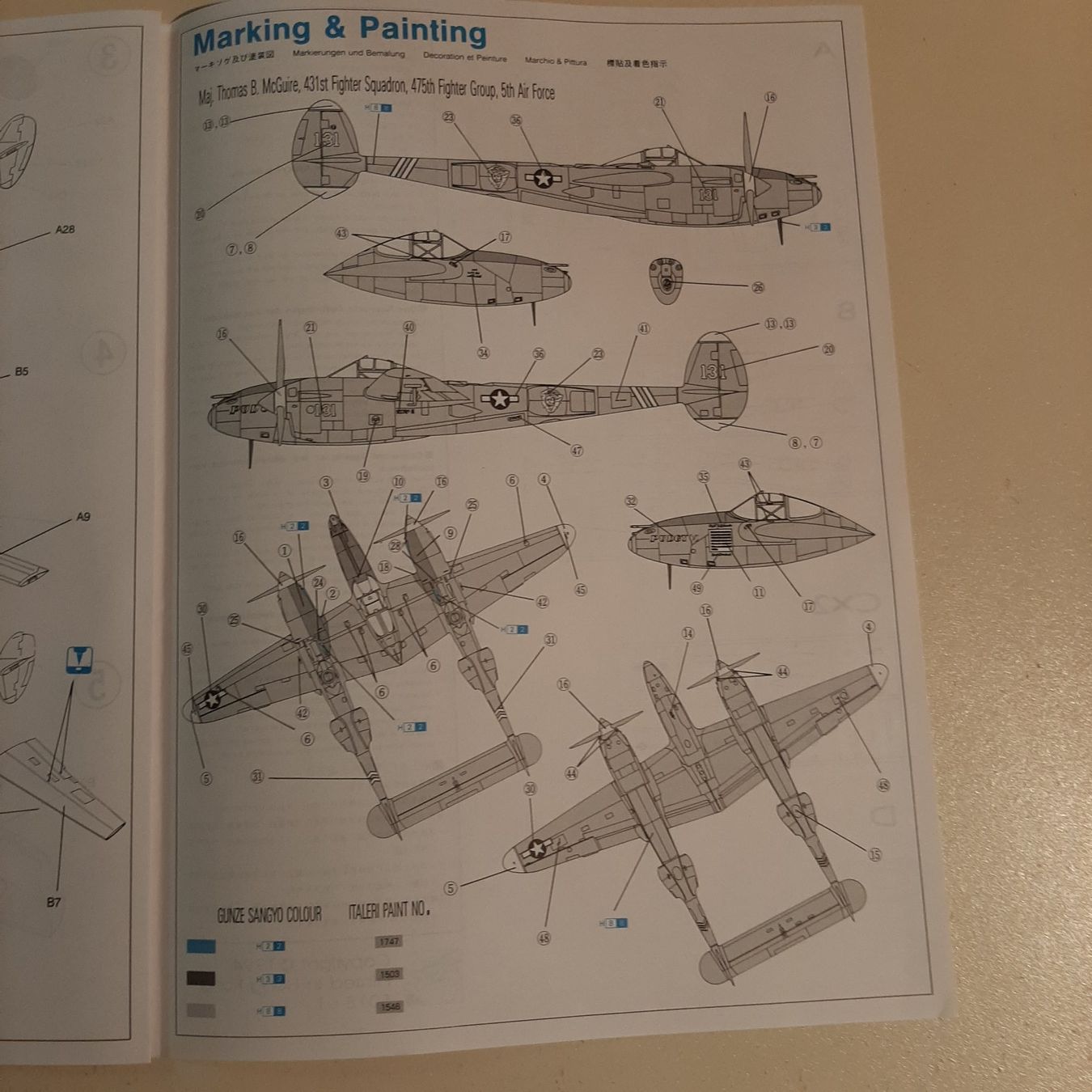 Lockheed Modellbausätze & Standmodelle: 3642 ... Lockheed P-38 J Lightning ... Dragon 5018 + Decal – Neu (gemäss Beschreibung) aus Bonstetten von Benibanny59 1