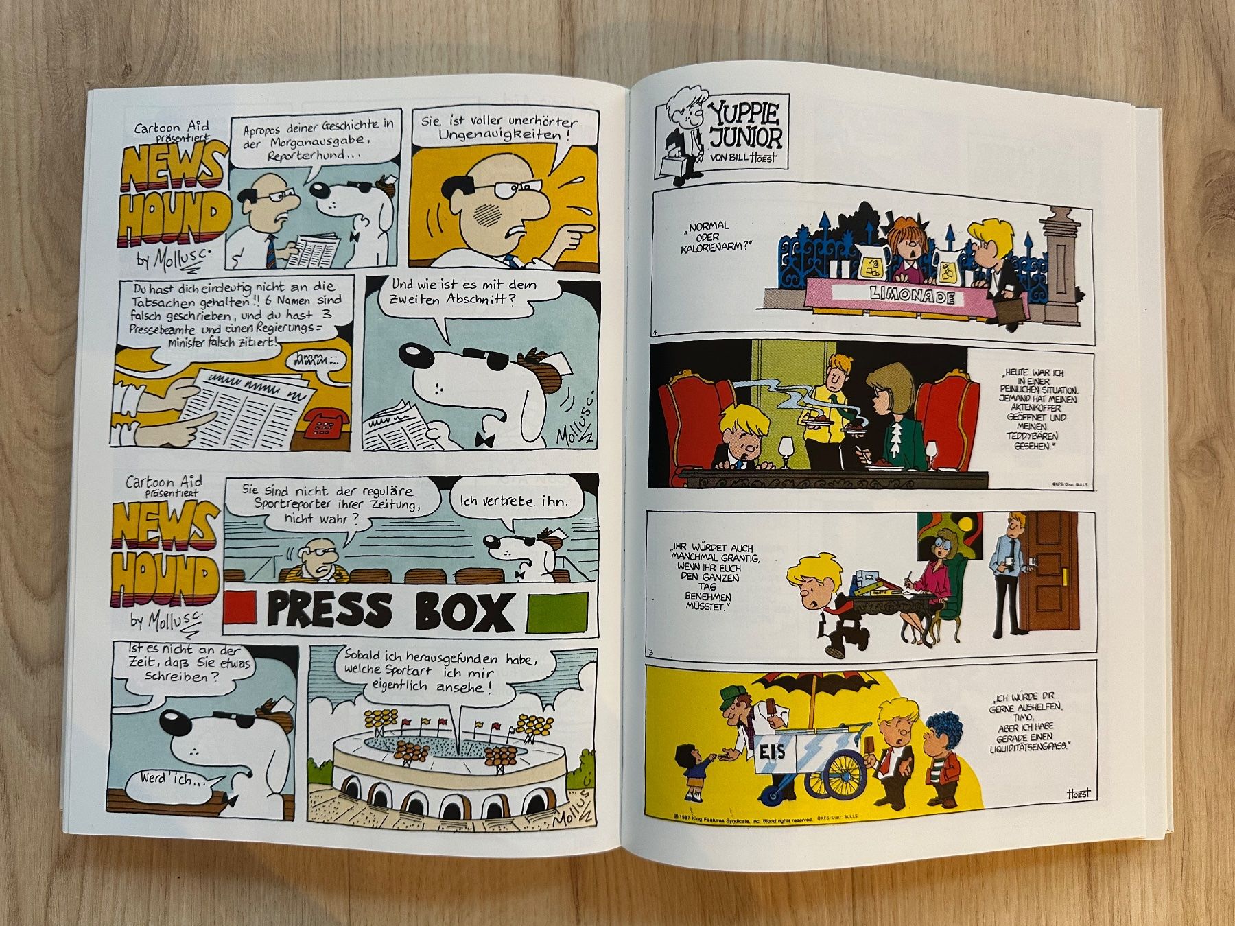 Comics: Cartoon Aid Buch von 1987 * Comics – Gebraucht aus Zermatt von Jduck 4